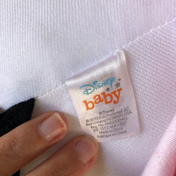 Disney Baby Minnie Mouse Jumbo Plush 36in 2012 Pink Polka Dot Bow Nursery Decor - Picture 11 of 11